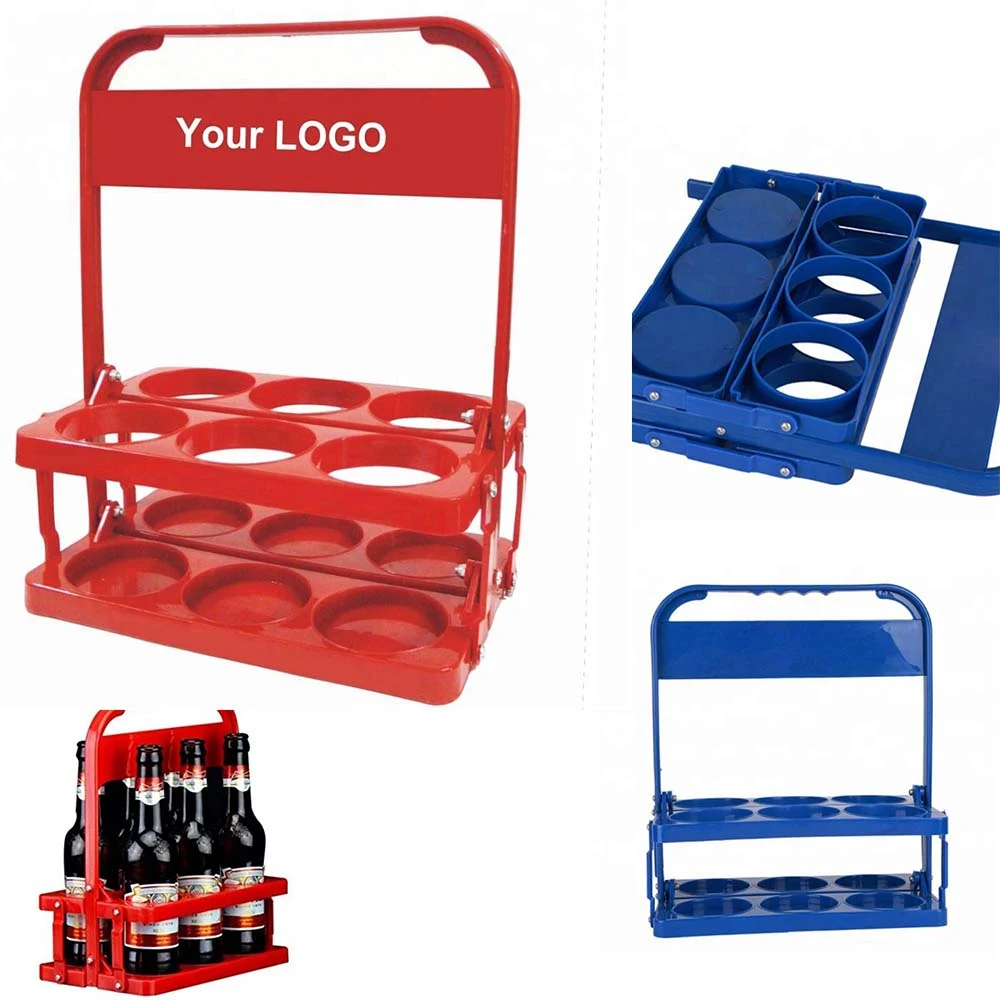 Folding 6-Pack Beer Bottle Holder 1