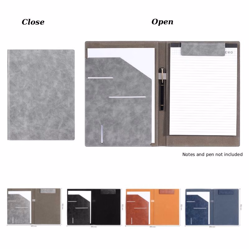 Multifunctional A4 PU Leather Padfolio