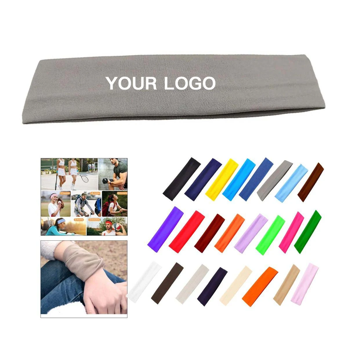 Breathable Headband with Wide Coverage Design 1