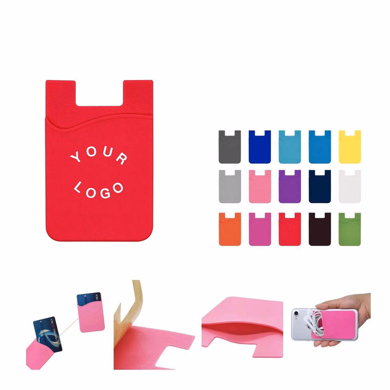 Non Slip Silicone Wallet for Phones and Cards