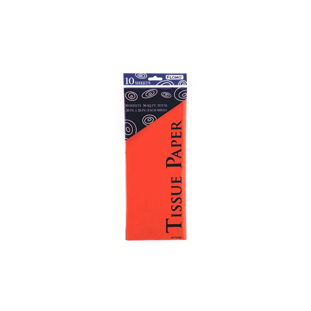 Gift Bag Tissue Paper - Red 10 Pack 1