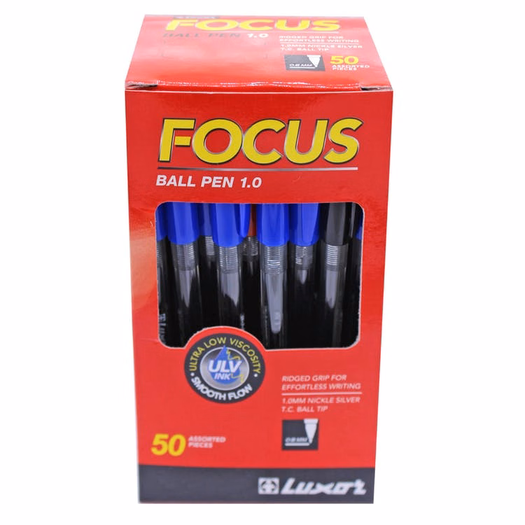 Ballpoint Pens - Multicolor Packs of 50