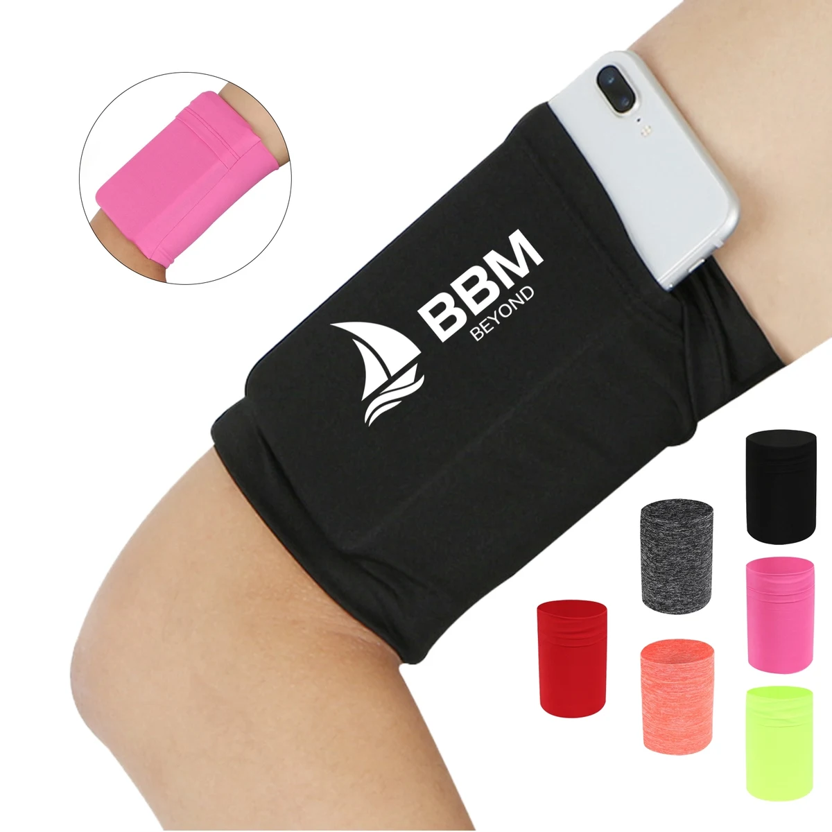 Sports Elastic Arm Band with Phone Pocket 1