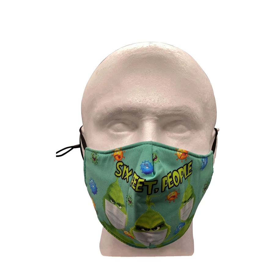 5-Ply Reusable Face Mask with Adjustable Ear Loops 1