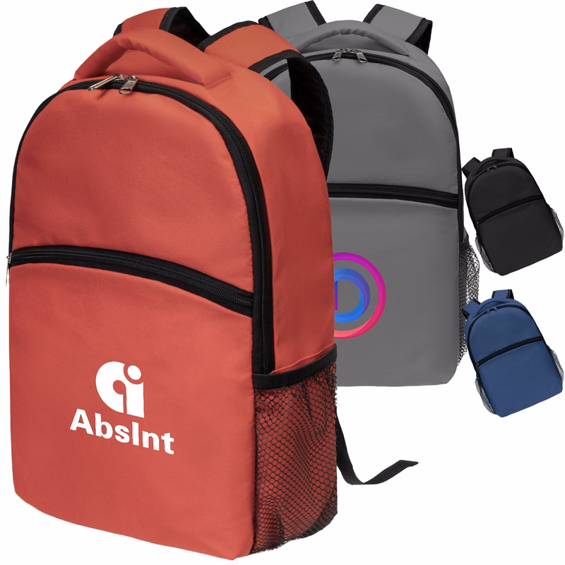 Vintage Lightweight Sleek High Tech Backpack Laptop Bag