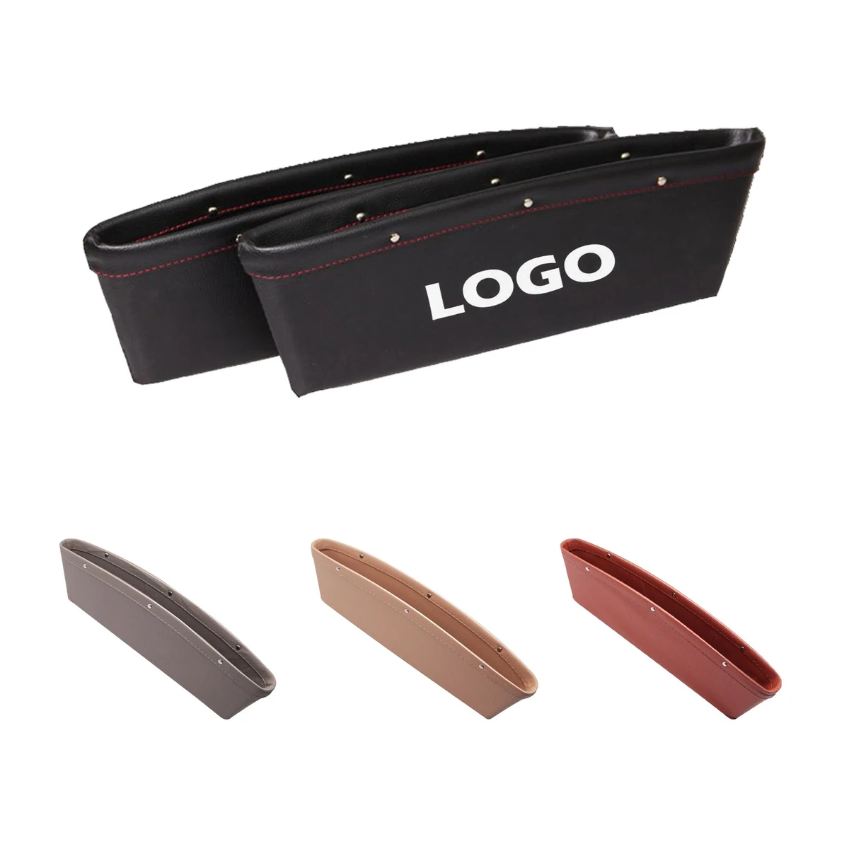 Leather Car Seat Crevice Storage Box 1