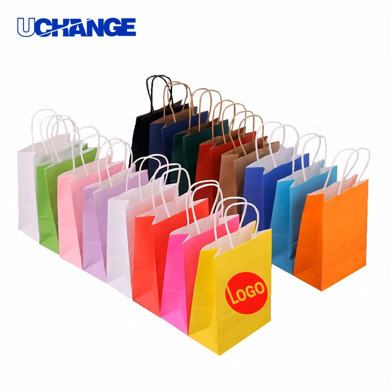 Kraft Paper Shopper Bag Carrier
