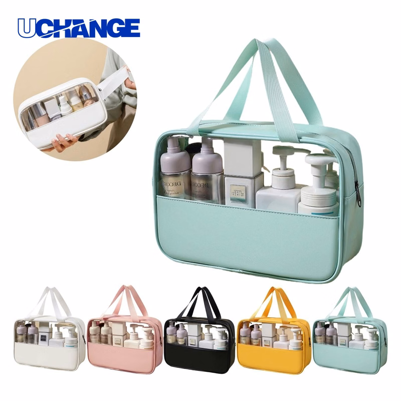 Travel PU Transparent Makeup Bag Organizer