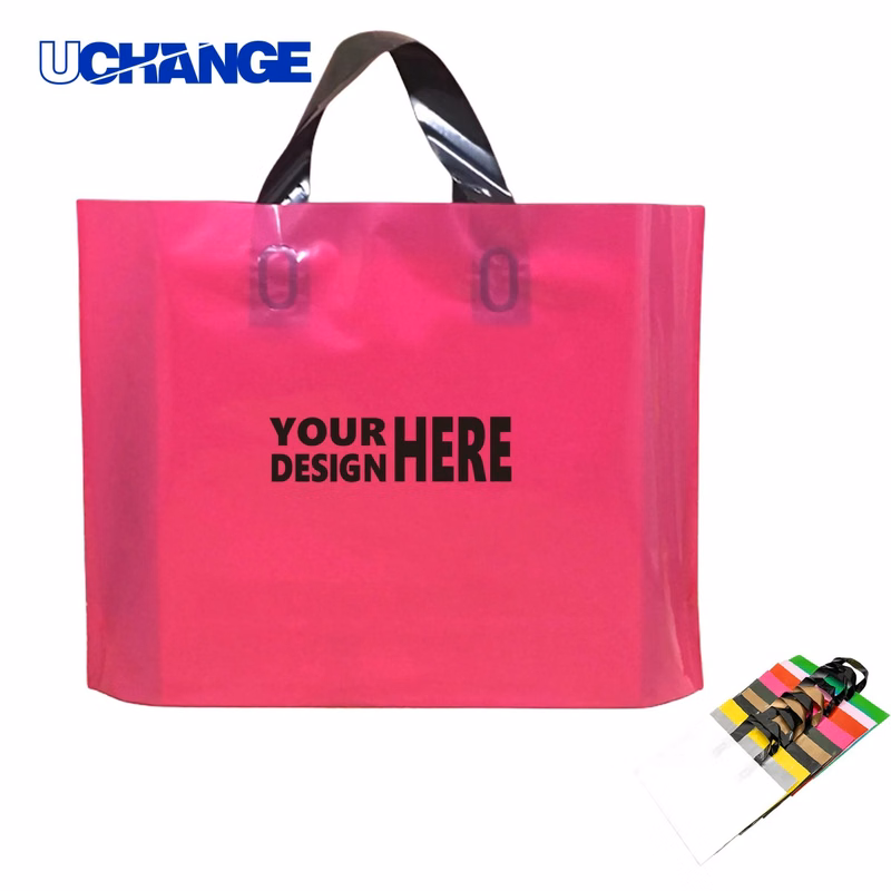 PE Plastic Handle Shopping Bag Carrier