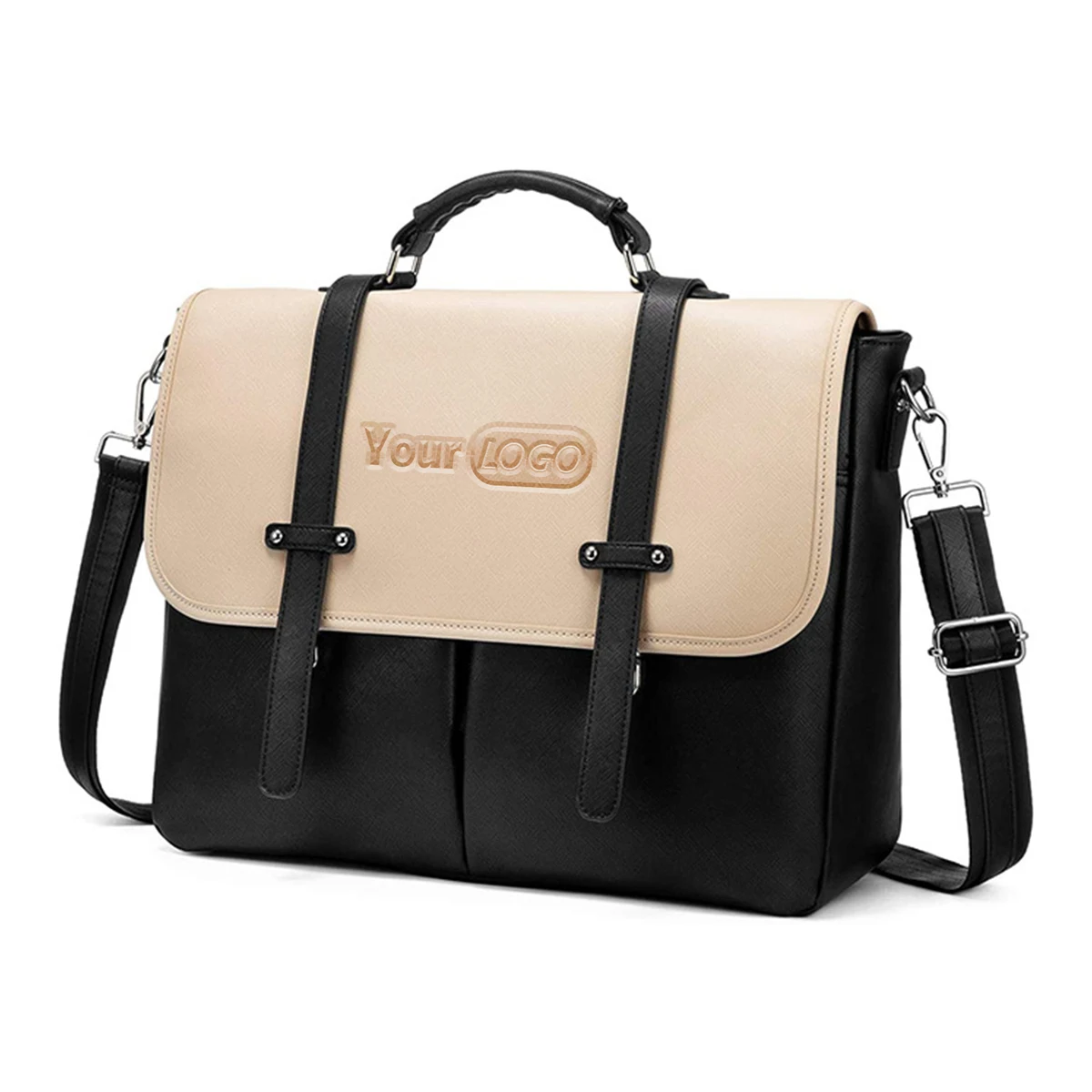 Laptop for Women 15.6 inch Briefcase PU Leather Bag 1