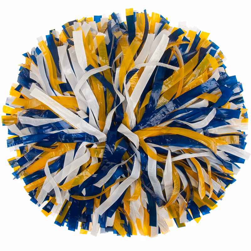 Custom Wet-Look Show Pom - Two or Three Colors Mixed