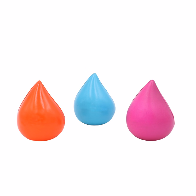 Water Drop PU Foam Anti Stress Ball