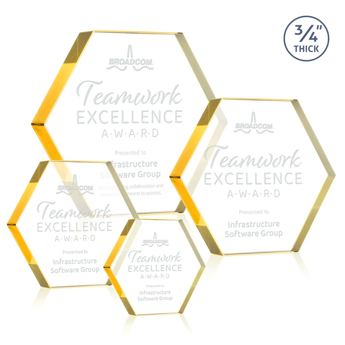 Gilford Hexagon Award - Gold 1