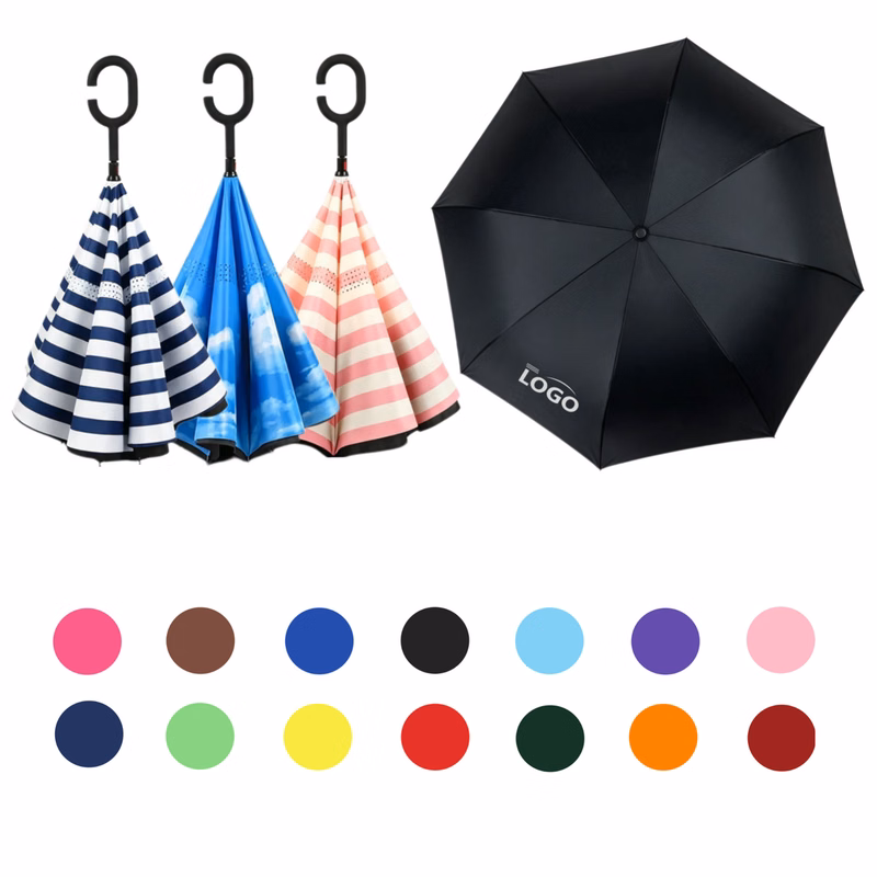 Windproof Vented Reverse Umbrellas