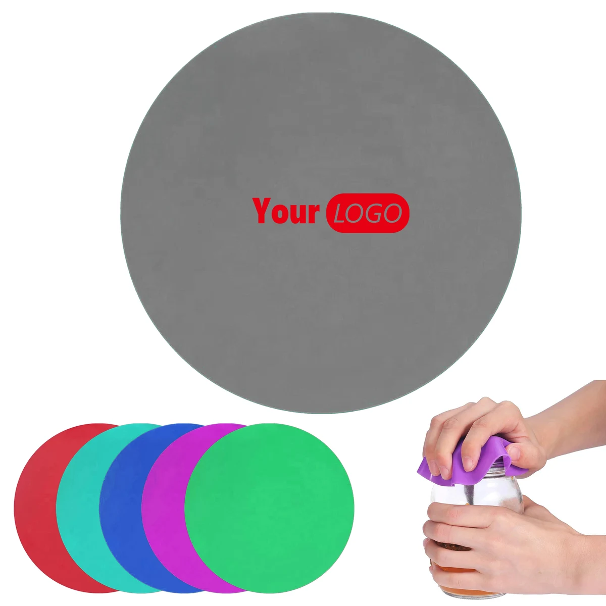 Silicone Non-Slip Jar Opener ?C Customizable And Easy To Use 1