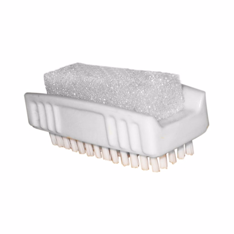 Nail Brushes with Pumice Stone White
