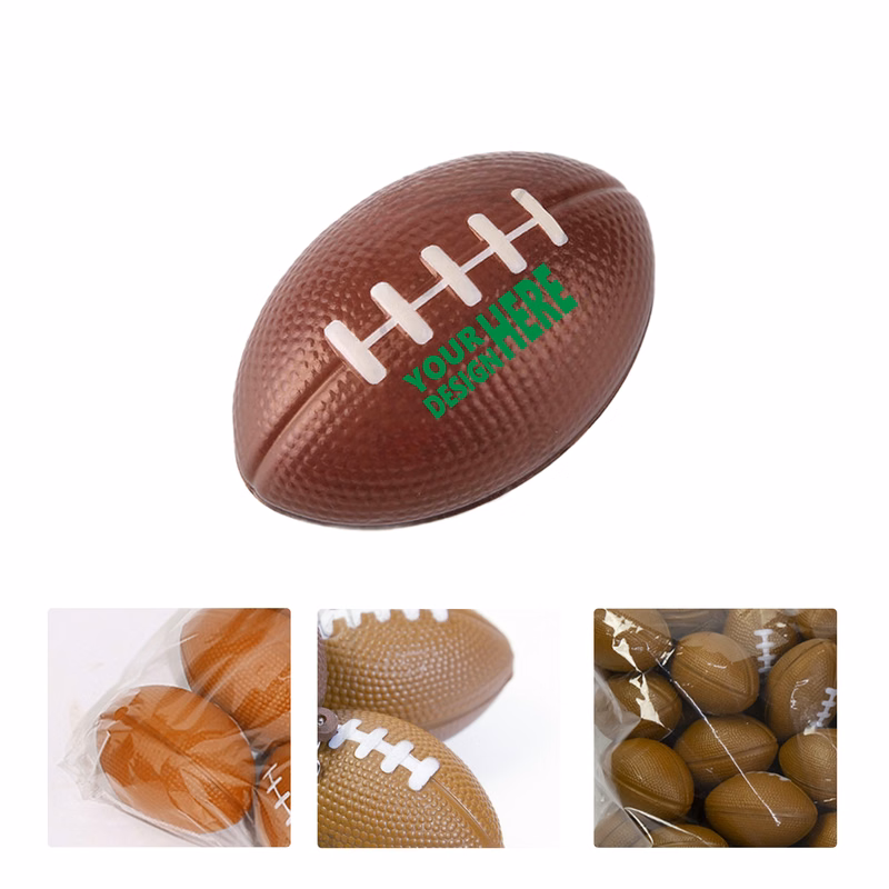 MOQ50 PU Foam Football Stress Ball Customization