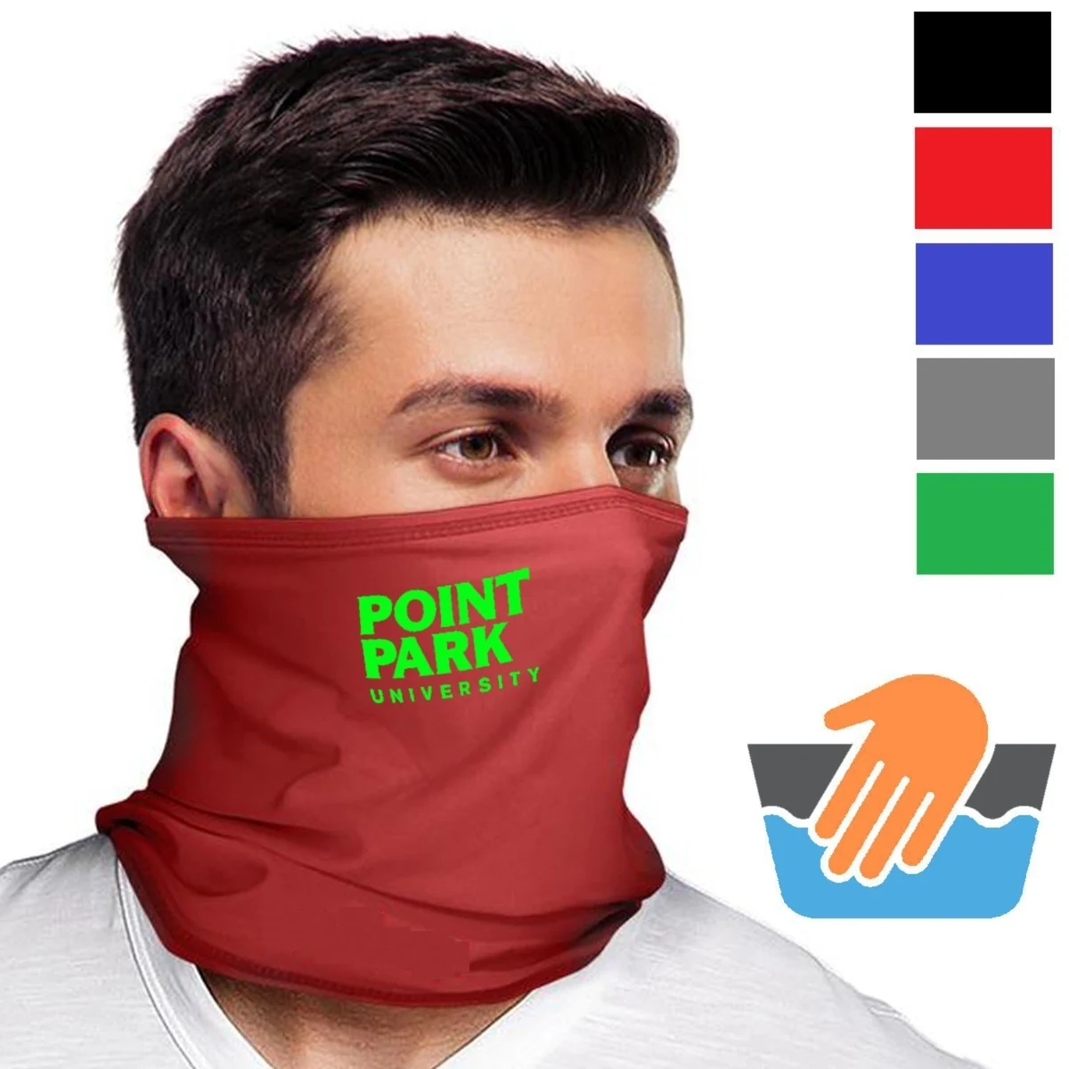 Face Bandana mask Reusable Bandana w/ Imprint Neck Gaiter 1