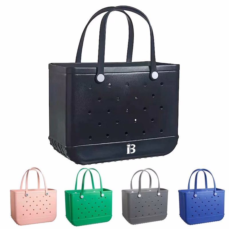 Rubber Beach Tote Bag Basket