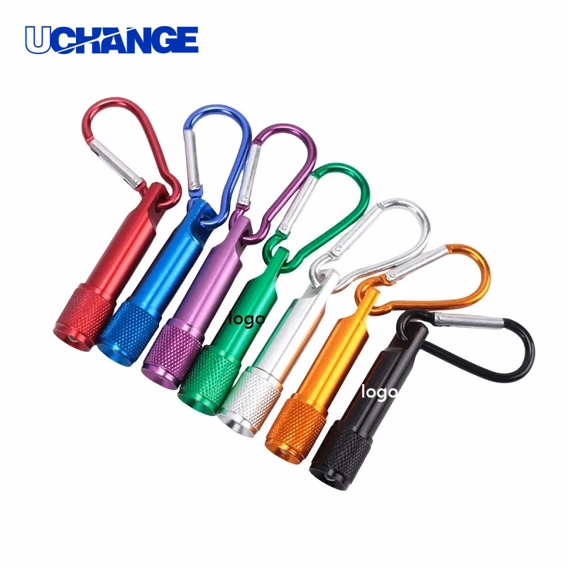 LED Mini Flashlight with Carabiner Tool for Travel