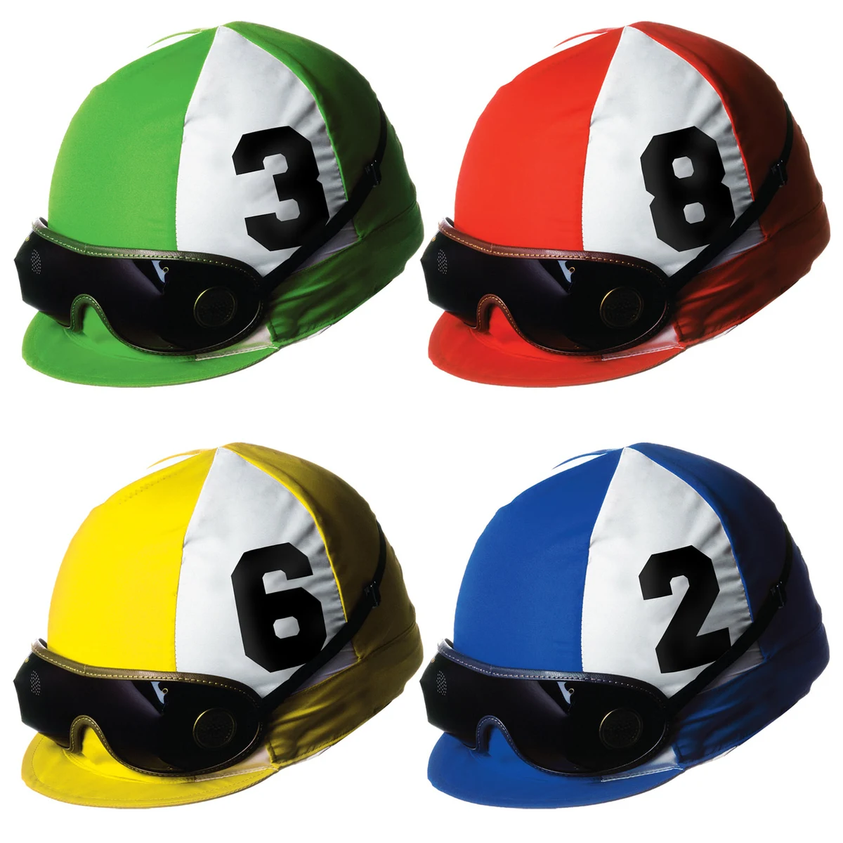 Jockey Helmet Cutouts 1