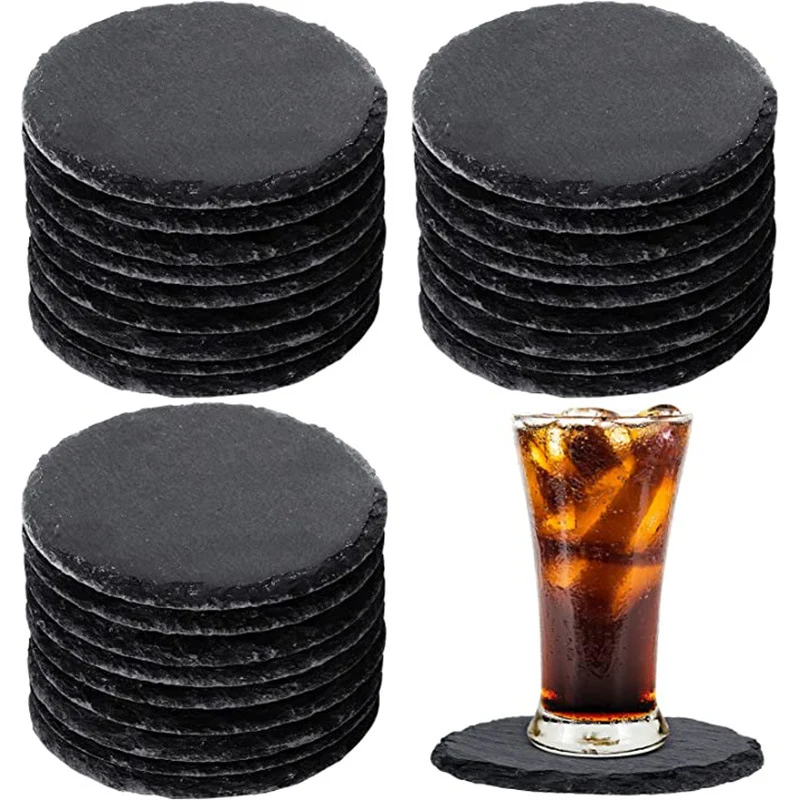 Black Stone Coasters 1