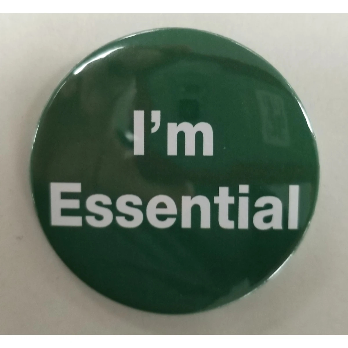 3" - I'm Essential Button 1