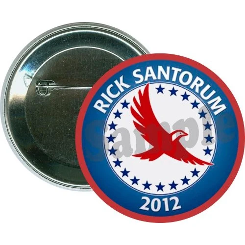 Rick Santorum 2012, Political Button 1