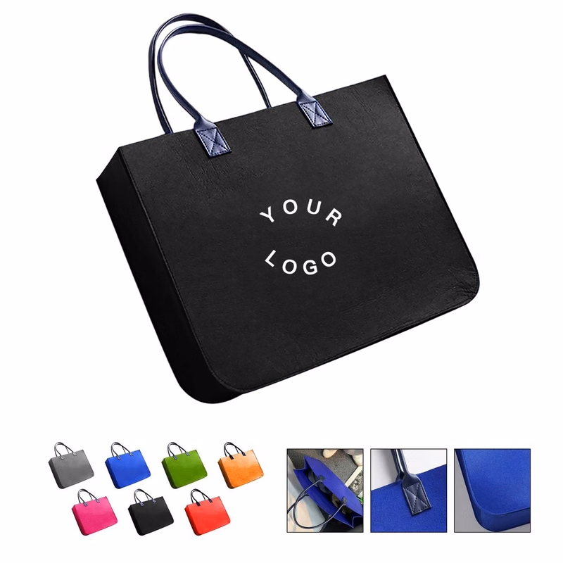 Eco Felt Tote Bag with Large Capacity