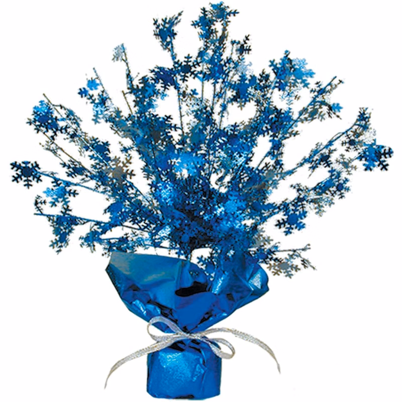 Snowflake Centerpieces - Blue 15"