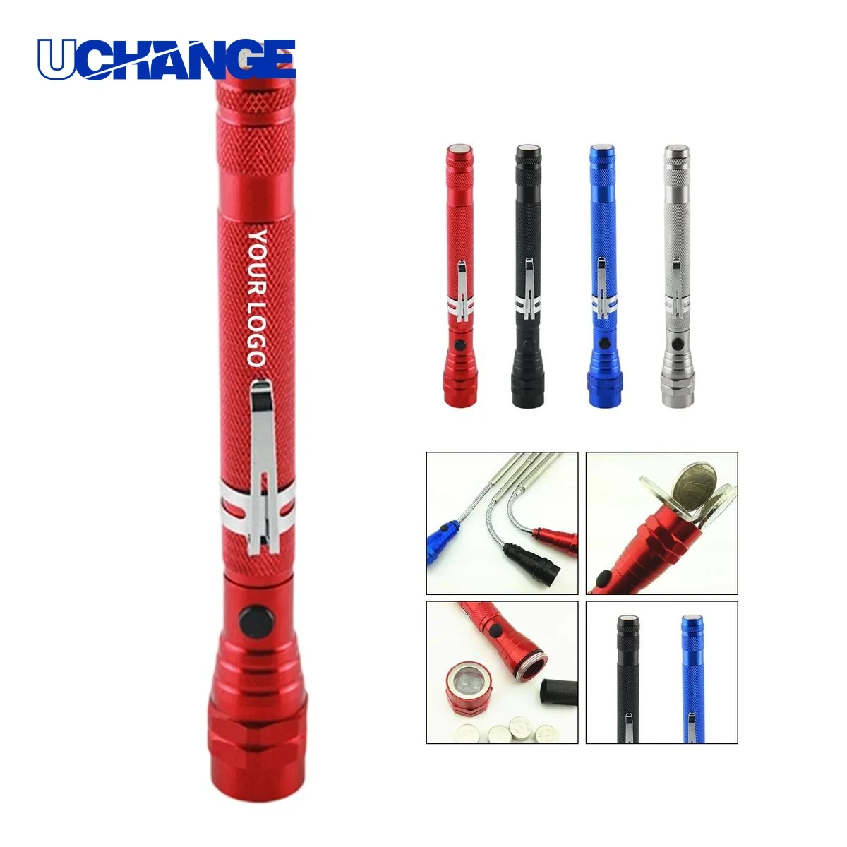 Telescopic Magnetic LED Flashlight Tool 1