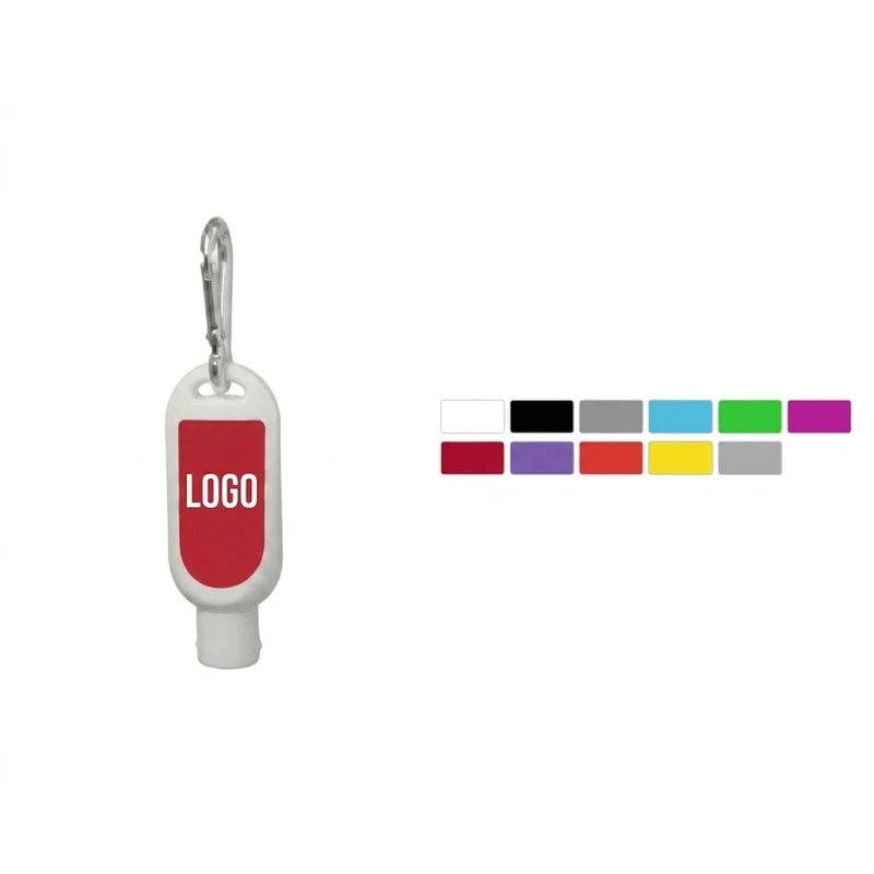 30ml Hand Sanitizer W/ Carabiner Clip 1