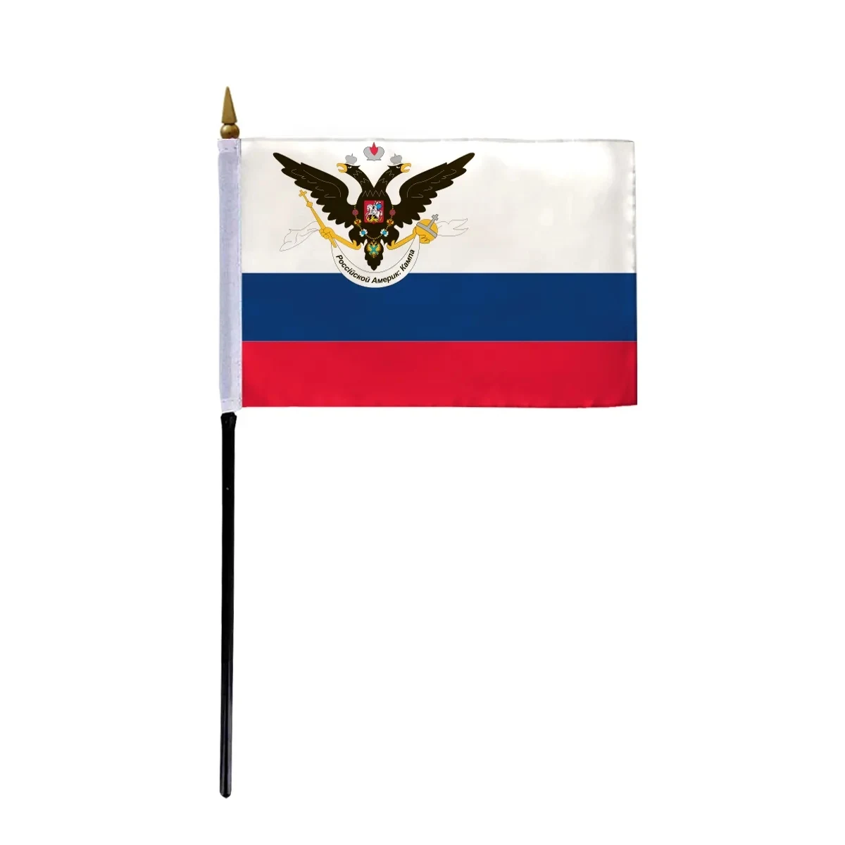 Special Historical Stick Flag - Russian American Co. 1