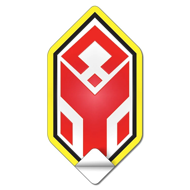 Custom Size / Shape (2 up) -Sticker / Decal / Label - UV-Coated Vinyl 1