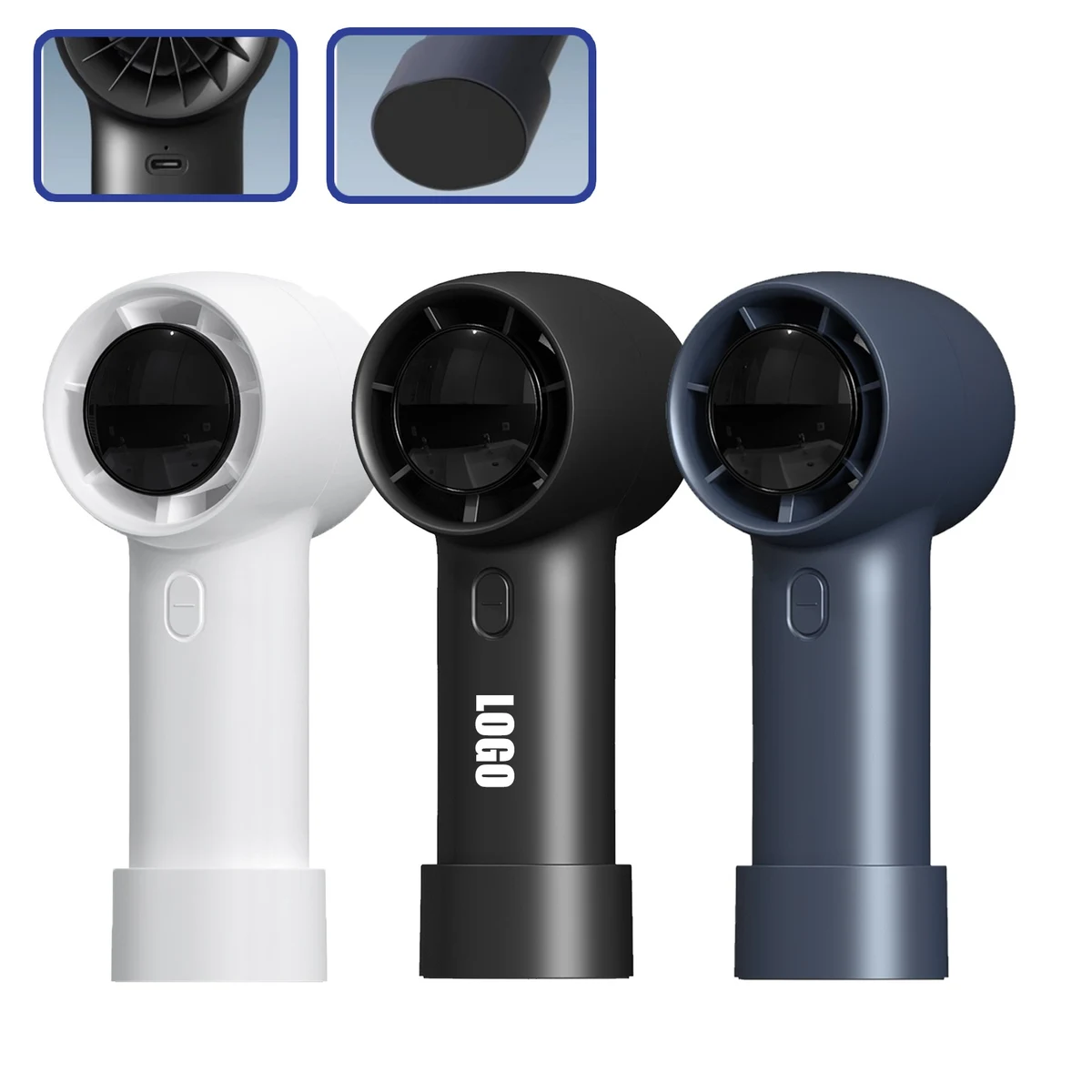 Outdoor High Speed Digital Display Mini Fan For Summer & Beach & Camping & Travel 1