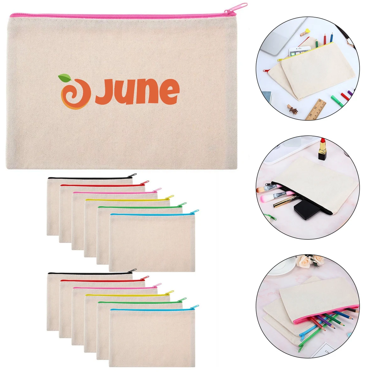 Zipper Canvas Bag 1