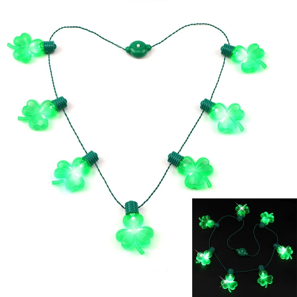 Led Light-Emitting Trefoil Necklace 1