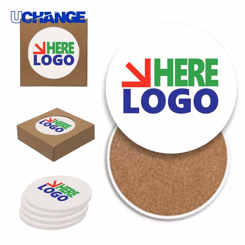 Absorbent Ceramic Stone Coaster Mat (4")
