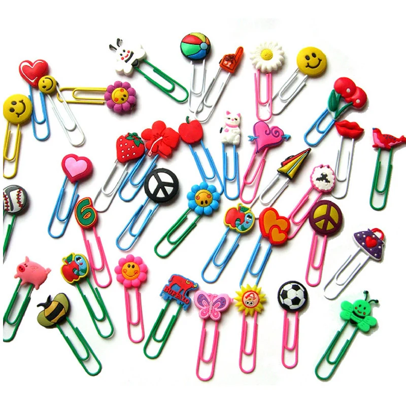PVC Bookmark Paper Clip 1