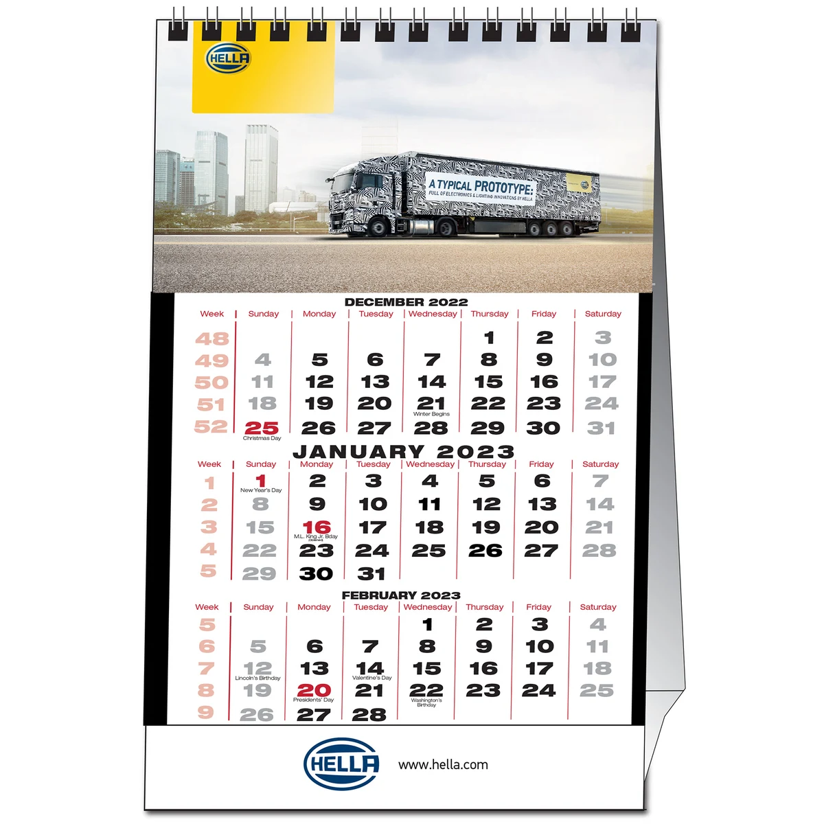 Custom Desk Tent Calendar 1