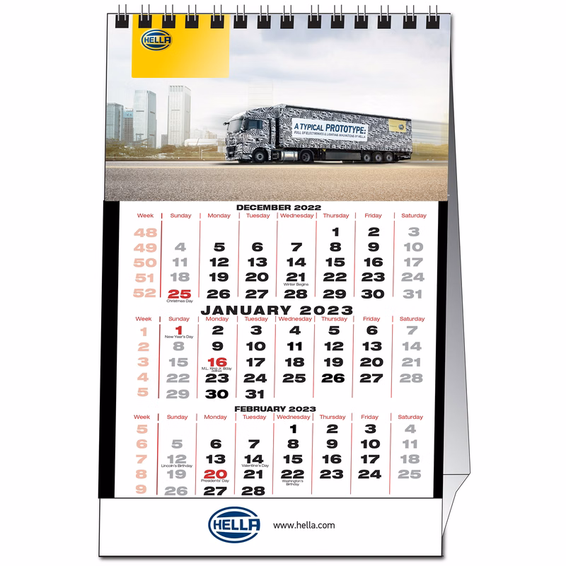 Custom Desk Tent Calendar