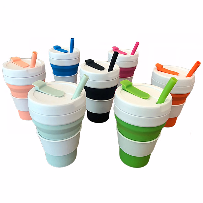 16oz Silicone Collapsible Travel Mug