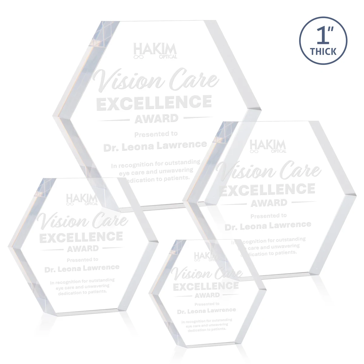 Markville Hexagon Award - Clear 1