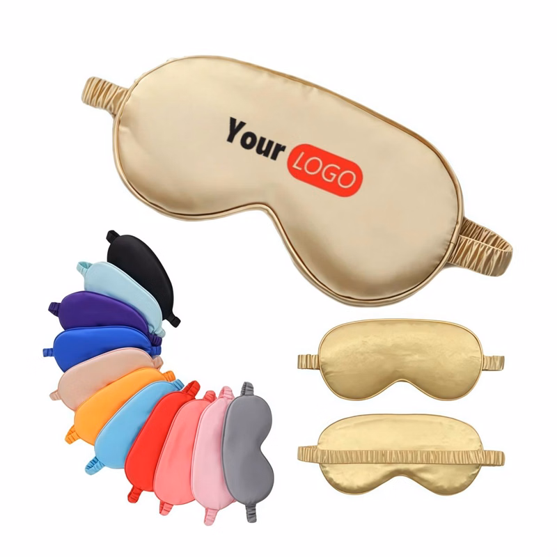 Soft Imitation Silk Sleep Mask In Multiple Colors