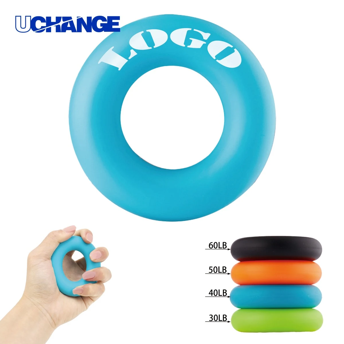 Silicone Hand Grip Ring Wrist Force Trainer 1