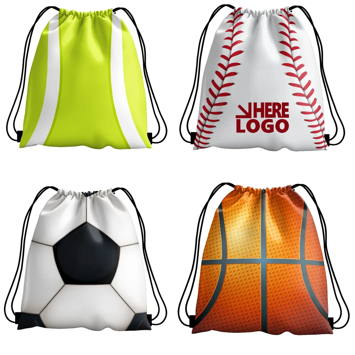 Sports Party Favors Drawstring Bag 1