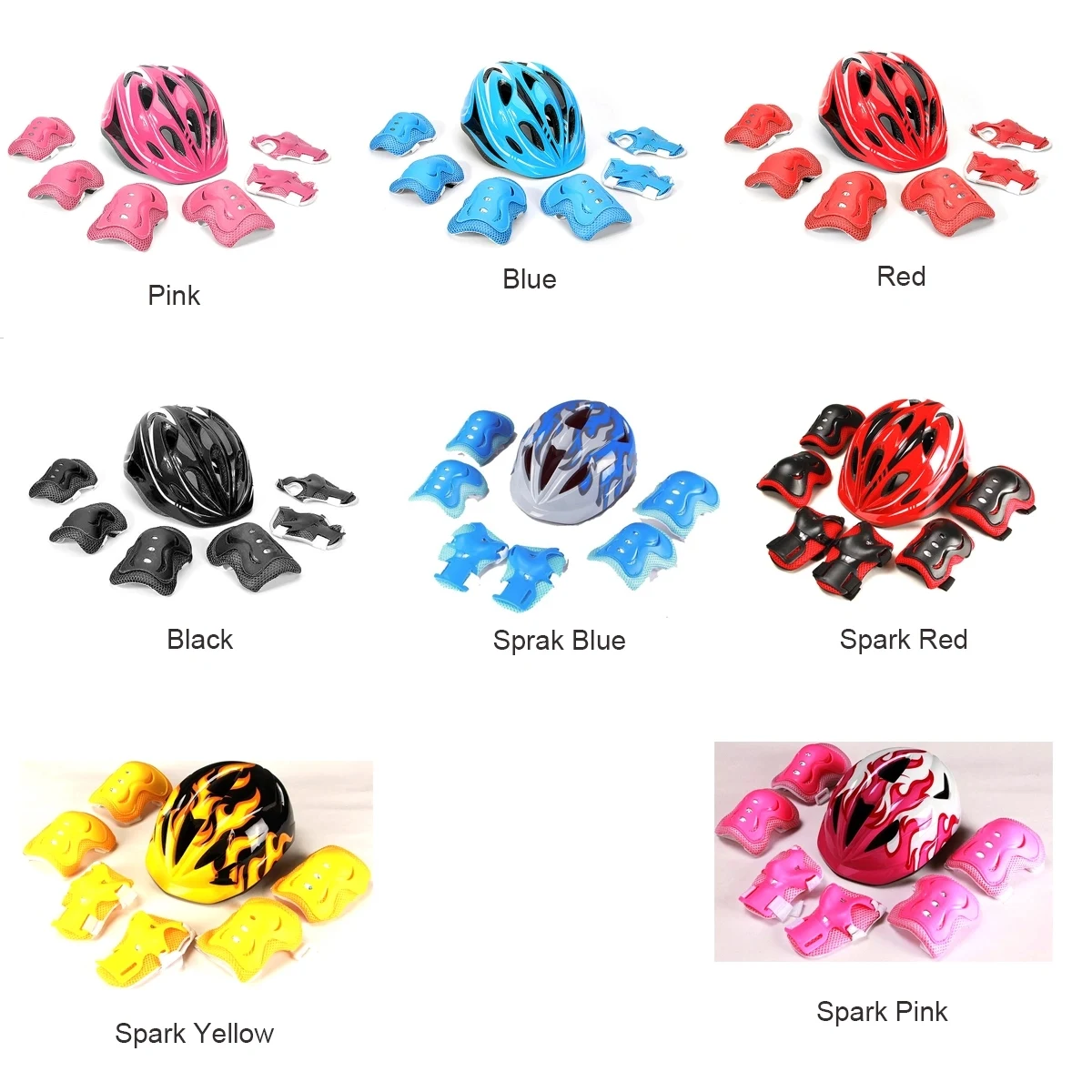 Kids Helmet Protective Gear Set 1