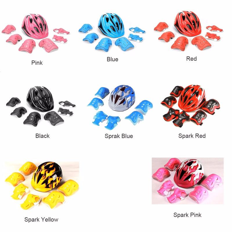 Kids Helmet Protective Gear Set