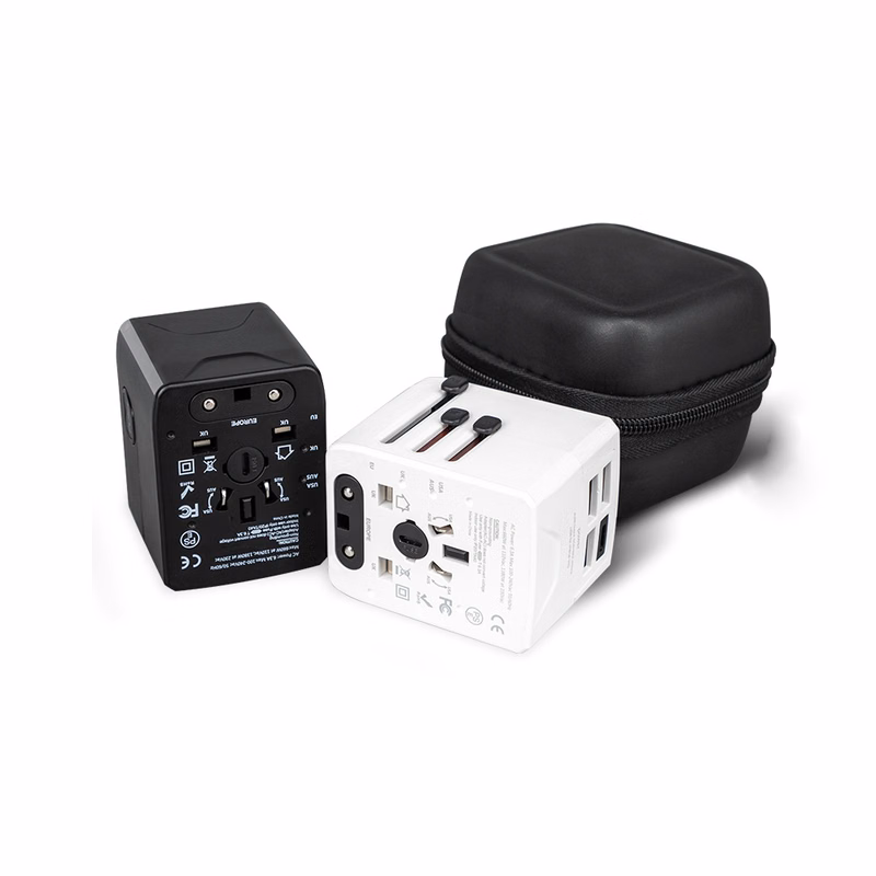 International Travel Power Adapter With 3 USB and 1 Type C Ports