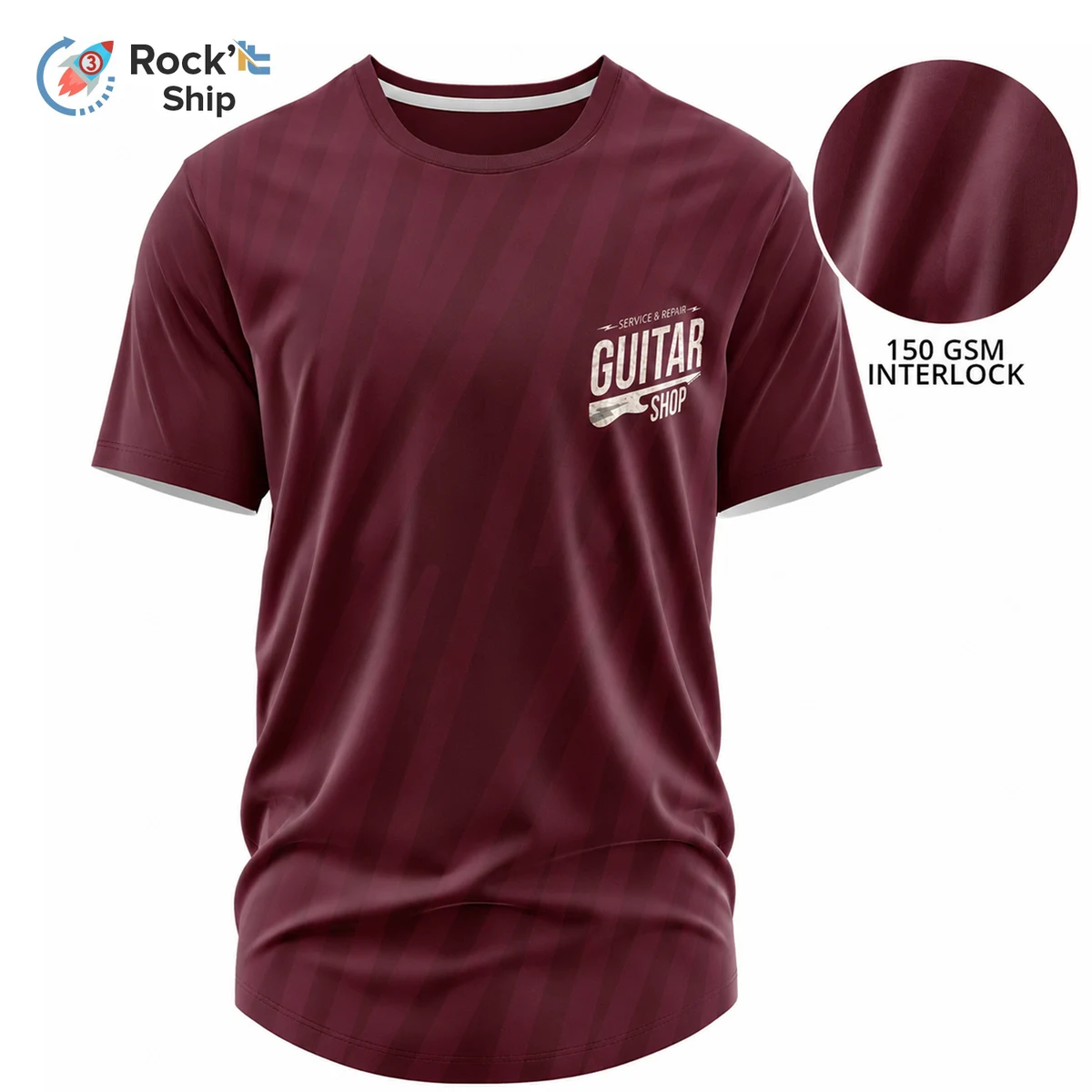 Rock'it 3-Day Unisex 150 GSM Poly Interlock Performance Short Sleeve Sublimation T-shirt 1